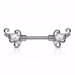 Bröstsköld med blom ornament