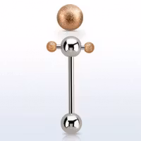 Tungpiercing ball spinner med exolerade bollar