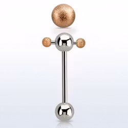 Tungpiercing ball spinner med exolerade bollar