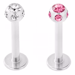 Labret med ädelstenar