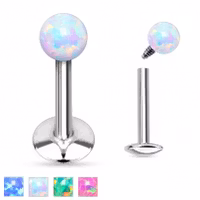 Labret/Monroe med opalboll