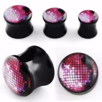 Plugg med disco mönster