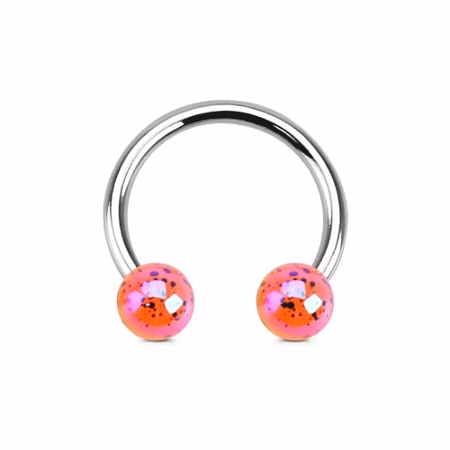 Hästsko med färgstänk