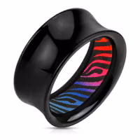 Tunnel med zebra mönster