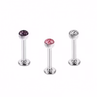 Labret med ädelstenar