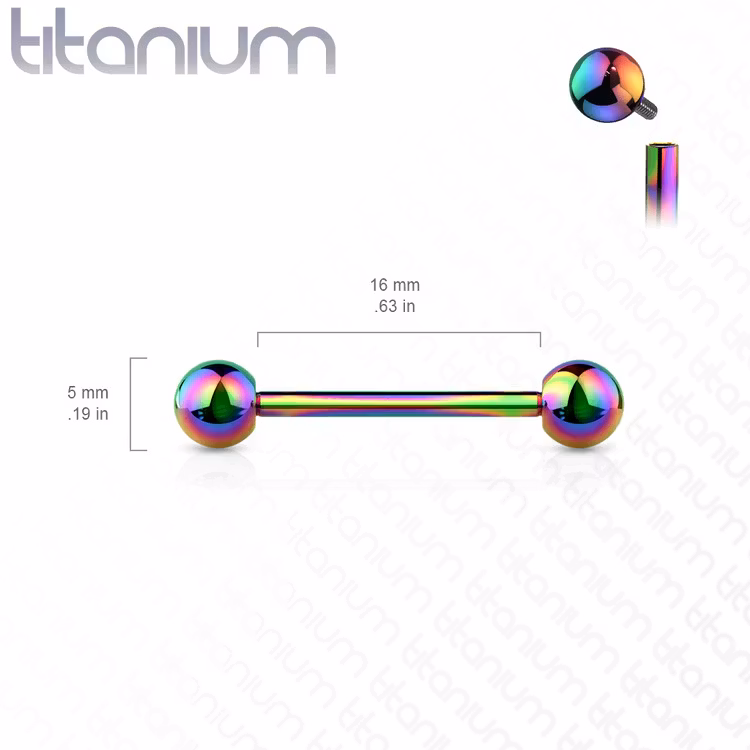 Barbell G23 titan med invändiga gängor