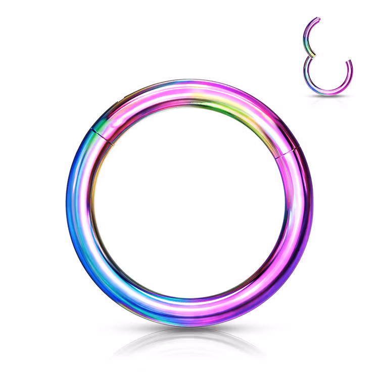 Segmentring G23 titan med plätering