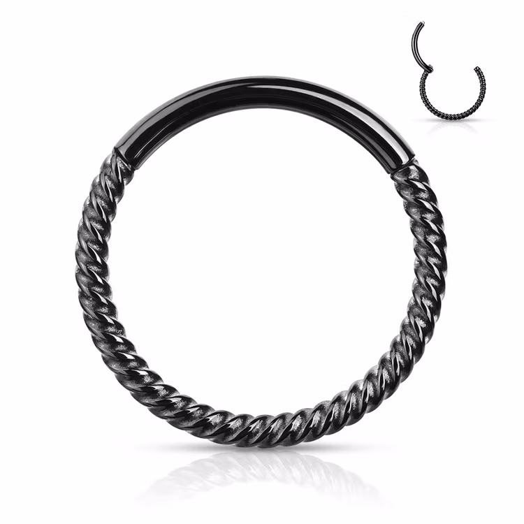 Piercingring twisted