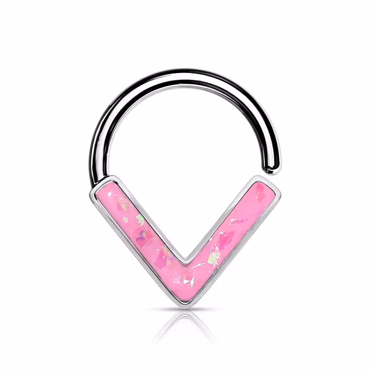 Septum med opal platta