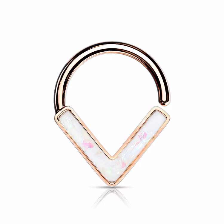 Septum med opal platta