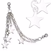 Dubbel helix med kedjor och stjärnor