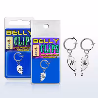 Bästa vänner smycke fake navelpiercing