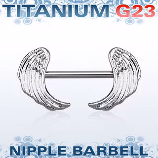 Bröstpiercing med vingar