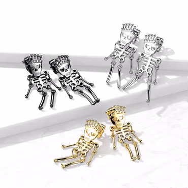 Örhängen dinglande skelett