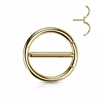 Bröstpiercing cirkel