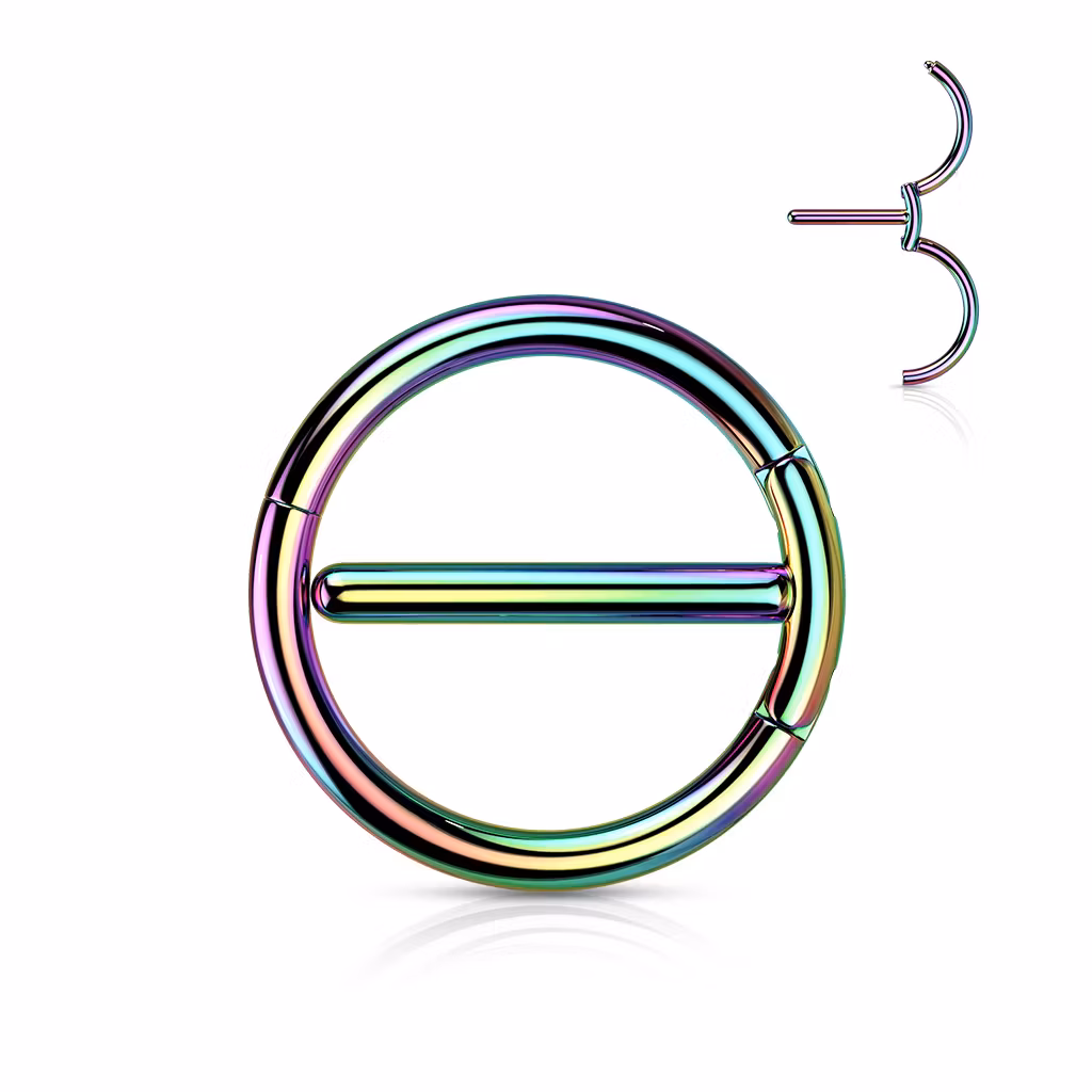 Bröstpiercing cirkel