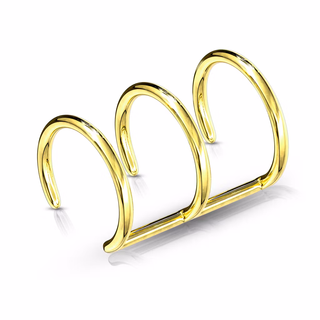 Fake helix guldpläterad