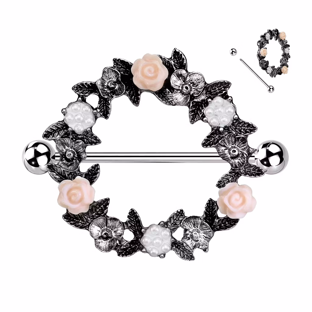 Bröstsköld blomkrans