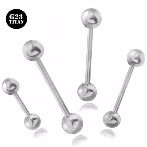 Produktpaket Barbeller 1,2mm G23 titan 15 stycken