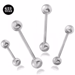 Produktpaket Barbeller 1,2mm G23 titan 15 stycken