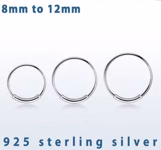 Produktpaket näsringar i silver