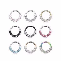 Produktpaket med piercingringar 9 stycken