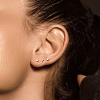 Labret G23 titan med hjärta