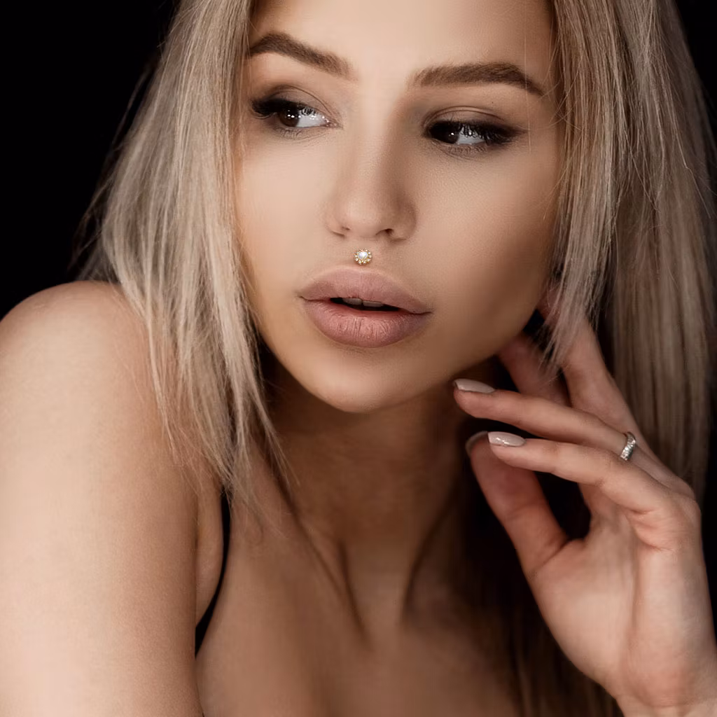 Labret royal med opalsten