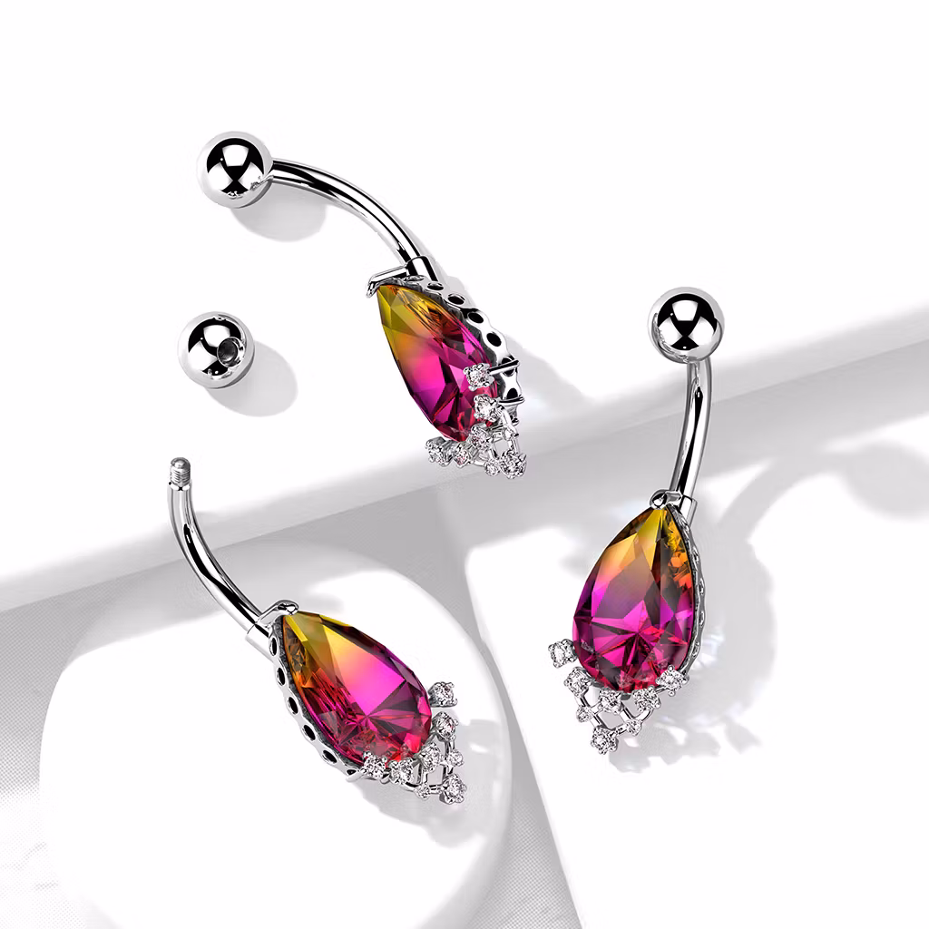 Navelpiercing sunset