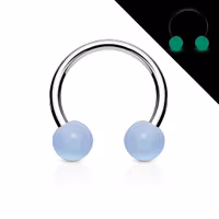 Hästsko med glow in the dark bollar