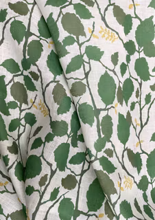 LINNETYG LÄTT BJÖRKLÖV, LT LINEN FABRIC. PRICE FOR 1/2 METER.