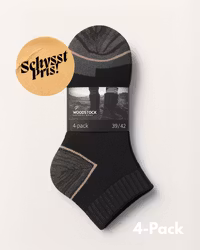 Arbetsstrumpa sneaker 4-pack