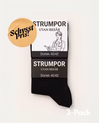 Strumpa lös resår 3p