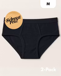 Kalsong med gylf 2pk