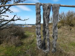 Maskinspunnet ullgarn tunnare 100 g