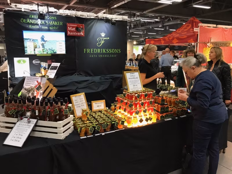 FREDRIKSSONS representerar Öland & Kalmar vid den nationella matmässan Stockholm Food & Wine