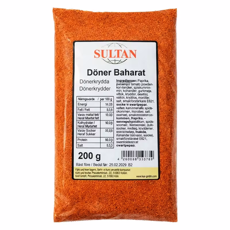 Kebabkrydda 200g