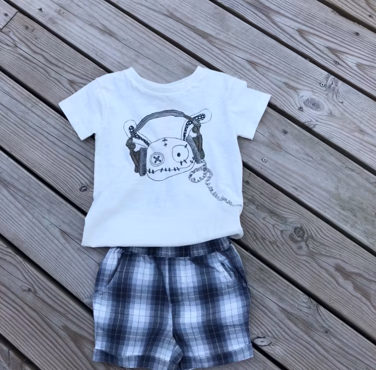 T-shirt  lurar vit