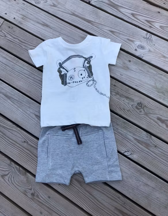 T-shirt  lurar vit