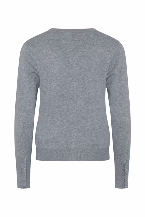 cardigan Camillia Grå stickad