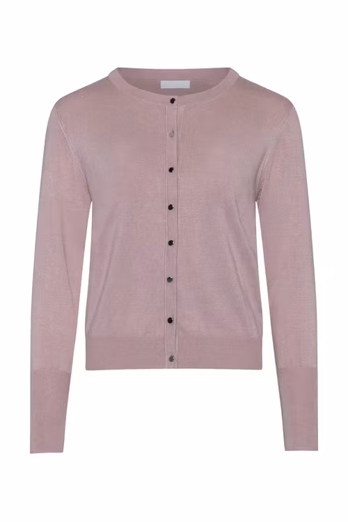 Cardigan Camilla rosa stickad