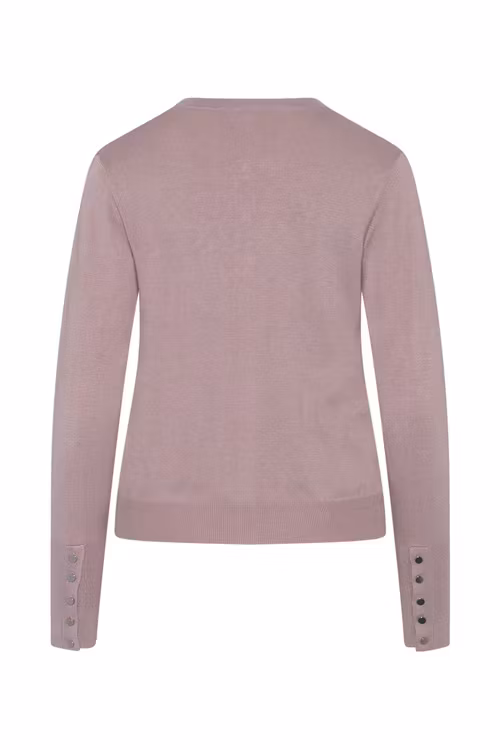 Cardigan Camilla rosa stickad