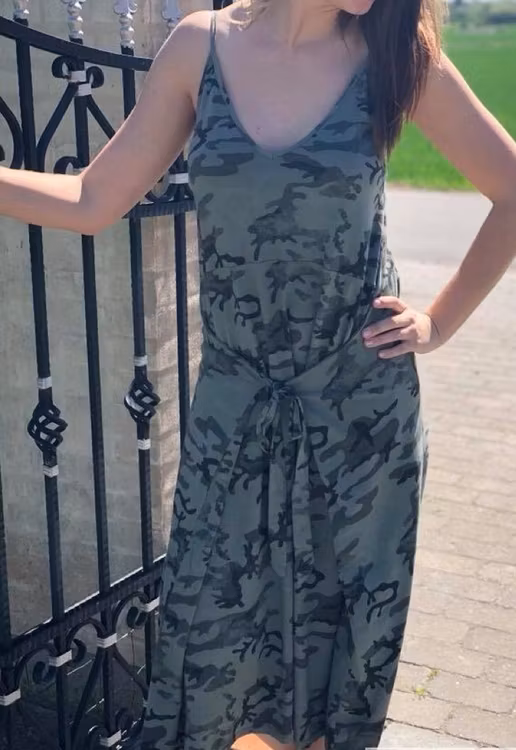 camoflage klänning Grön