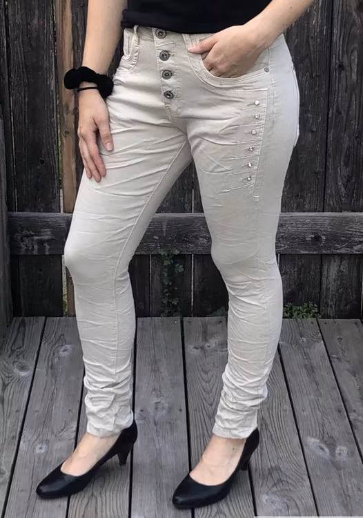 byxa beige bling bling Cat&co