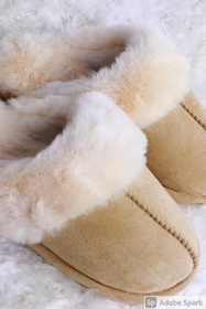 Morgontofflor Beige