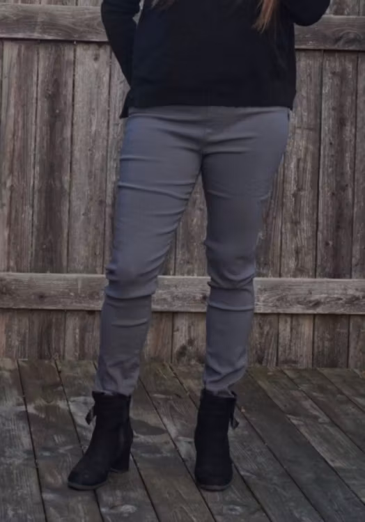Grå byxa plus size