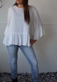 Vit Blus i Viskos