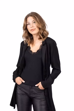 capri collection  REGINA JACKET BLACK