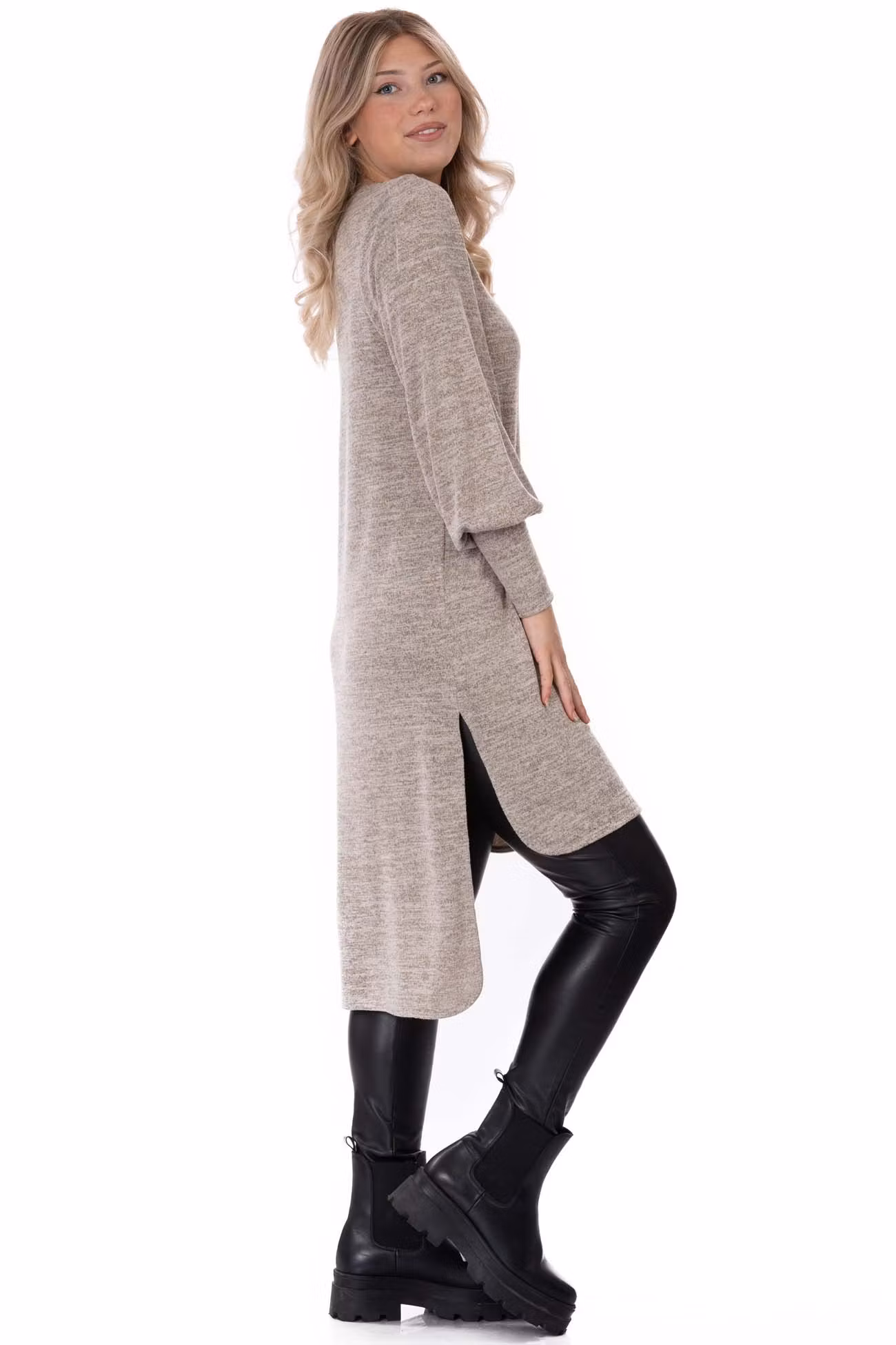 DAMIEN LONG SWEATER SAND MELANGE
