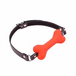 Kink - Bone gag, Röd
